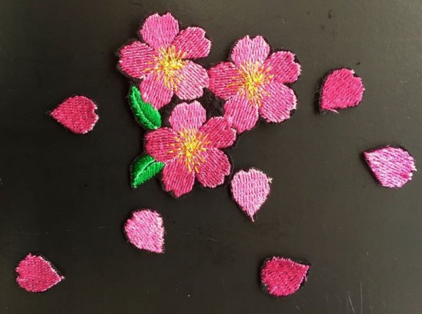 画像1: 桜花＋花びら７枚セット (1)